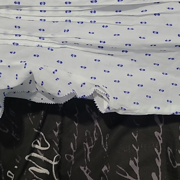 Lucky Brand blouse, ruffled, pleated - Picture 7 of 16